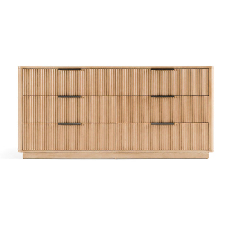 Santa Monica - Modern Natural Oak Dresser — view 2