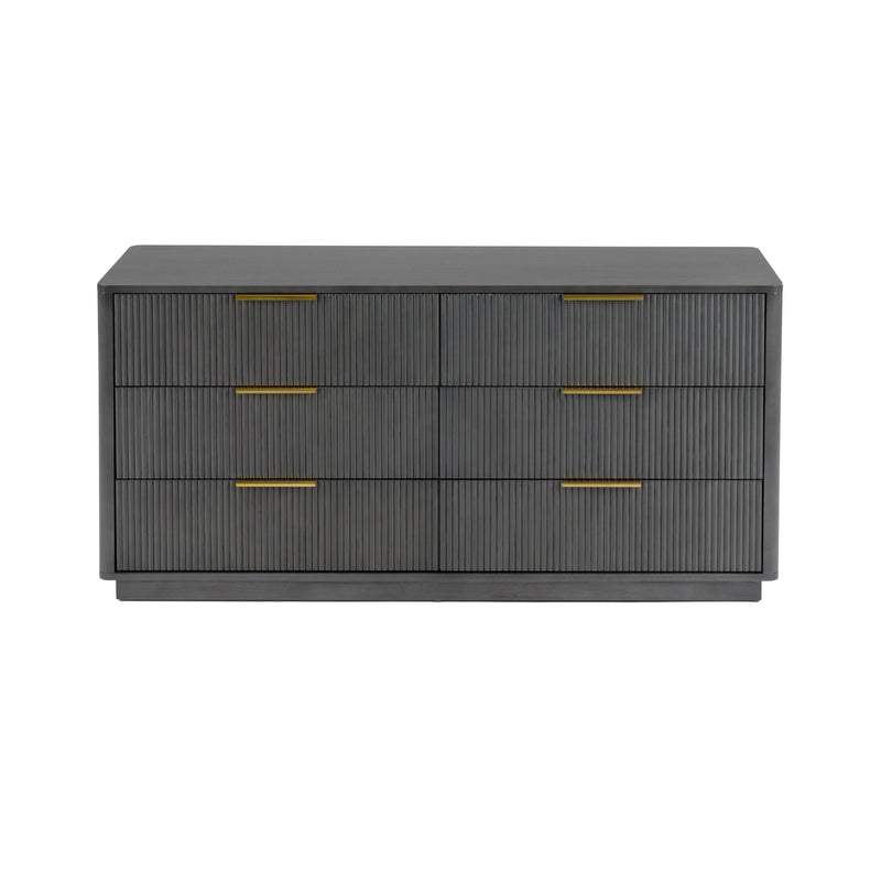 Santa Monica - Modern Grey Wash Dresser — view 3
