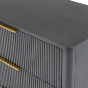 Santa Monica - Modern Grey Wash Dresser — view 5