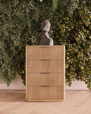 Santa Monica - Modern Natural Oak Chest — view 2