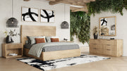 Santa Monica - Modern Natural Oak Nightstand — view 2