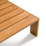 Santorini - Outdoor Natural Teak Coffee Table — view 4