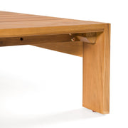 Santorini - Outdoor Natural Teak Coffee Table — view 5