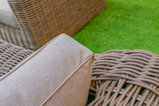 Sapelo Outdoor Beige Wicker Chair — view 5