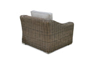 Sapelo Outdoor Beige Wicker Chair — view 3