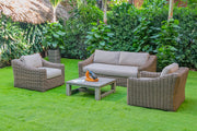 Sapelo Outdoor Grey Acacia Coffee Table — view 2
