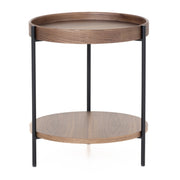 Savoy - Modern Walnut End Table — view 3