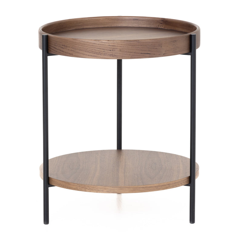 Savoy - Modern Walnut End Table — view 3