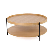 Savoy - Modern Natural Ash Large Coffee Table — view 2