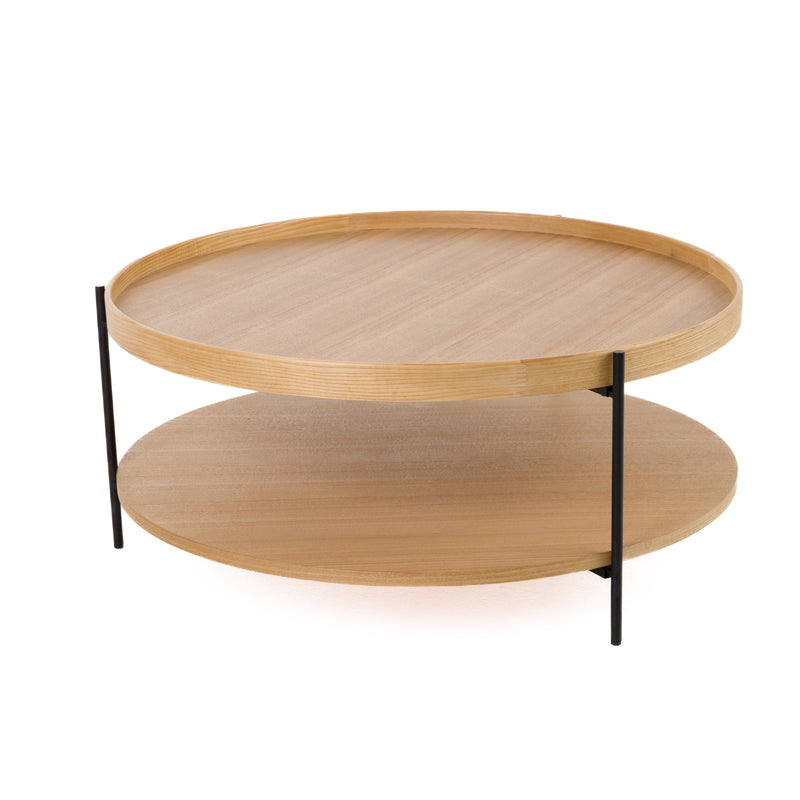 Savoy - Modern Natural Ash Large Coffee Table — view 2