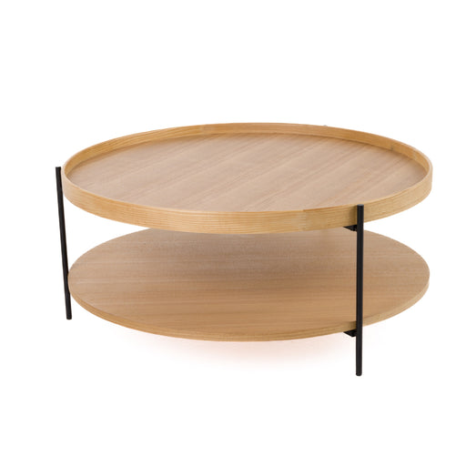 Savoy - Modern Natural Ash Large Coffee Table — view 2