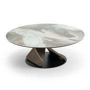 Schiff - Modern Marbled Ceramic Coffee Table Set — view 3