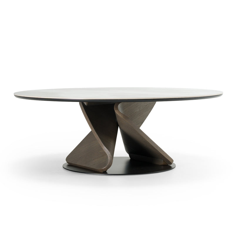 Schiff - Modern Marbled Ceramic Coffee Table Set — view 5