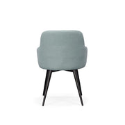 Scranton - Modern Teal & Black Dining Chair — view 3