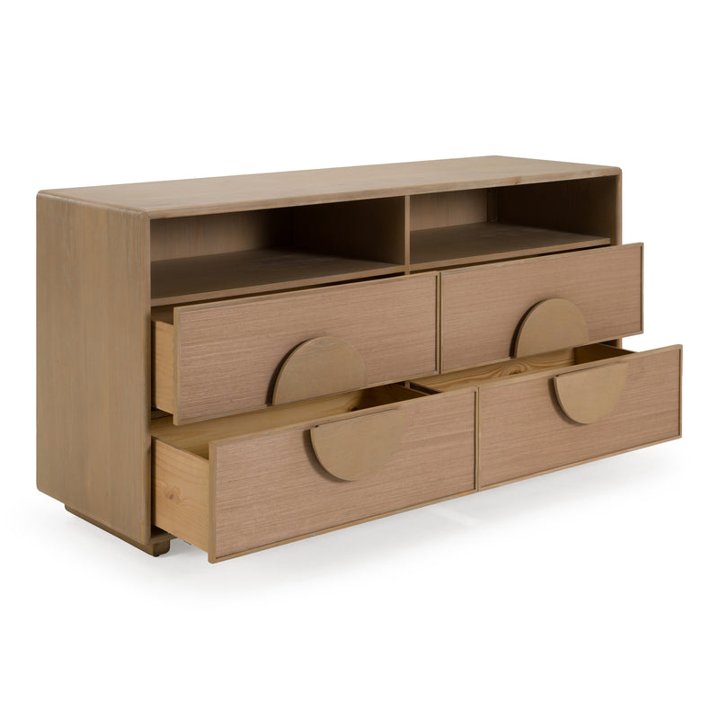 Sergio - Modern Natural Oak Dresser — view 4