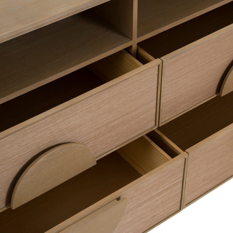 Sergio - Modern Natural Oak Dresser — view 5