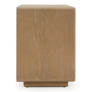 Sergio - Modern Natural Oak Nightstand — view 2
