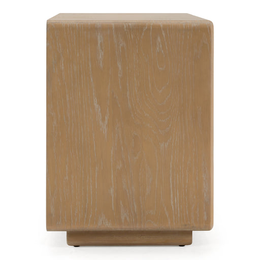 Sergio - Modern Natural Oak Nightstand — view 2