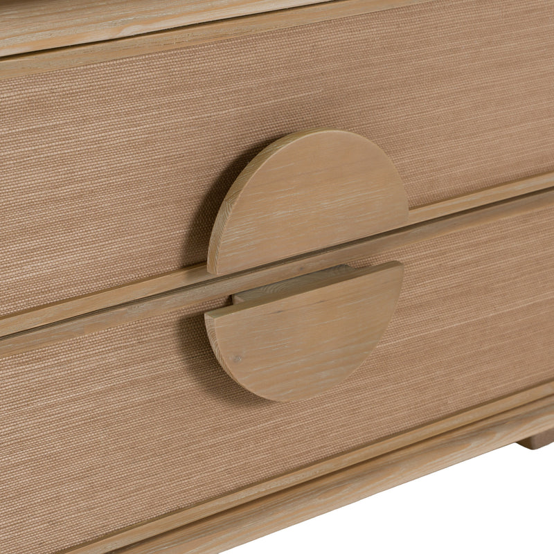 Sergio - Modern Natural Oak Nightstand — view 5