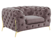 Sheila - Transitional Silver Fabric Chair — view 2
