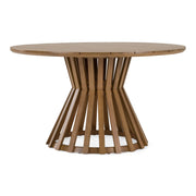 Sintra - Outdoor Eucalyptus Round Dining Table — view 3