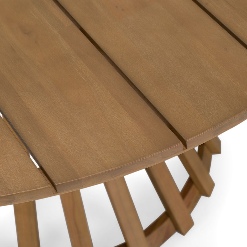 Sintra - Outdoor Eucalyptus Round Dining Table — view 5