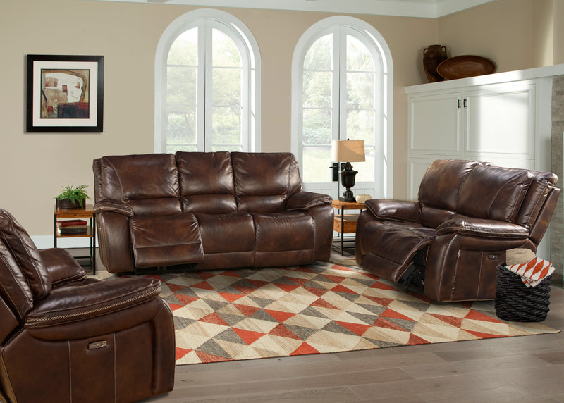 Parker Living Vail - Burnt Sienna Power Reclining Sofa Loveseat and Recliner