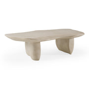 Slone - Modern Beige Concrete Coffee Table — view 4