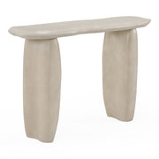 Slone - Modern Beige Concrete Console Table