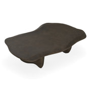 Slone - Modern Brown Fiberform Coffee Table — view 3