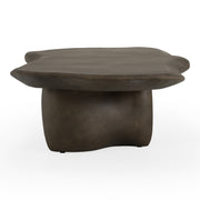 Slone - Modern Brown Fiberform Coffee Table — view 2