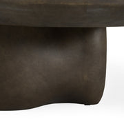 Slone - Modern Brown Fiberform Coffee Table — view 4