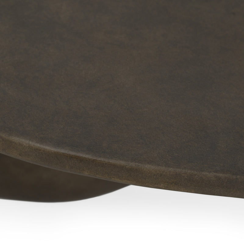 Slone - Modern Brown Fiberform Coffee Table — view 5