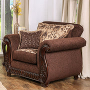 TABITHA Brown Chair, Brown - R&R Furniture Gallery (Fountain Valley, CA)