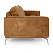Soho - Italian Vintage Cognac Leather Sofa — view 2