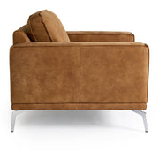Soho - Italian Cognac Leather Armchair — view 3