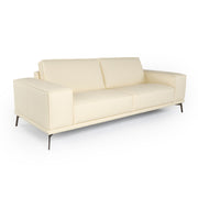 Soho - Italian Ivory Leather Sofa — view 2
