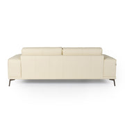 Soho - Italian Ivory Leather Sofa — view 4