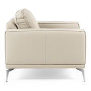 Soho - Italian Grey Oyster Leather Armchair — view 4