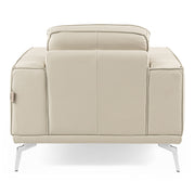 Soho - Italian Grey Oyster Leather Armchair — view 5
