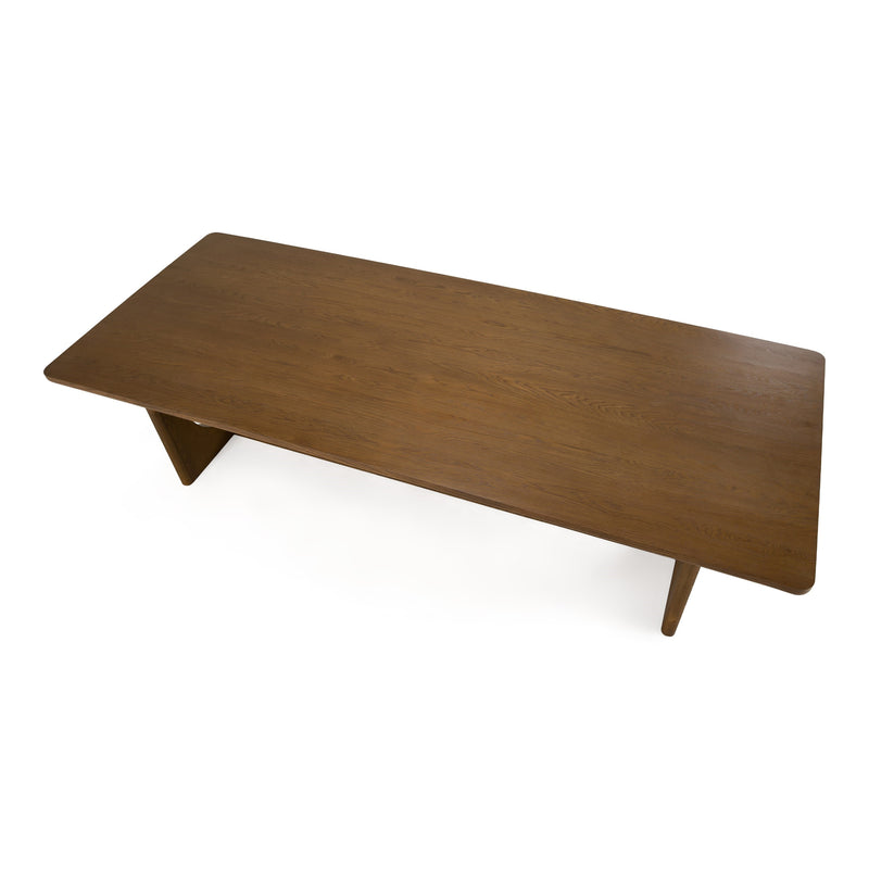Solis - Modern Walnut Dining Table — view 3
