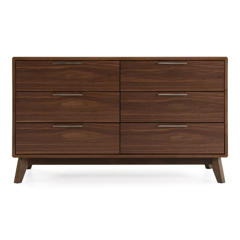 Soria Mid-Century Walnut Dresser — view 4
