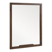 Soria Mid-Century Walnut Mirror — view 3