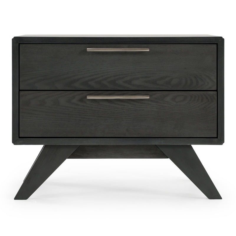 Soria Modern Grey Wash Nightstand — view 5
