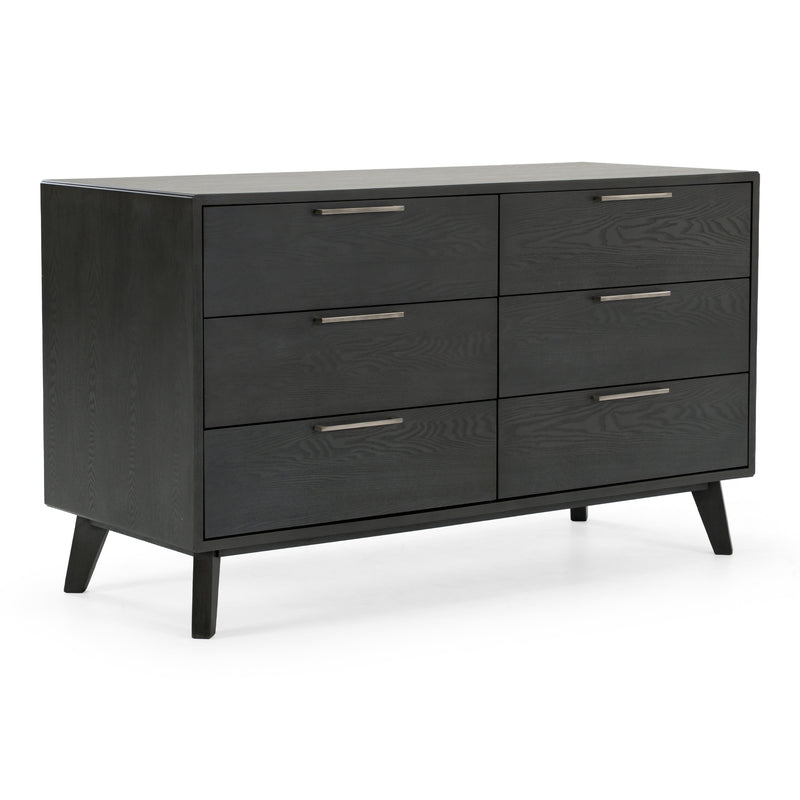 Soria Modern Grey Wash Dresser — view 5