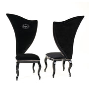 Sovereign - Transitional Black Fabric Chair (Set of 2) — view 2