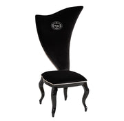 Sovereign - Transitional Black Fabric Chair (Set of 2) — view 3