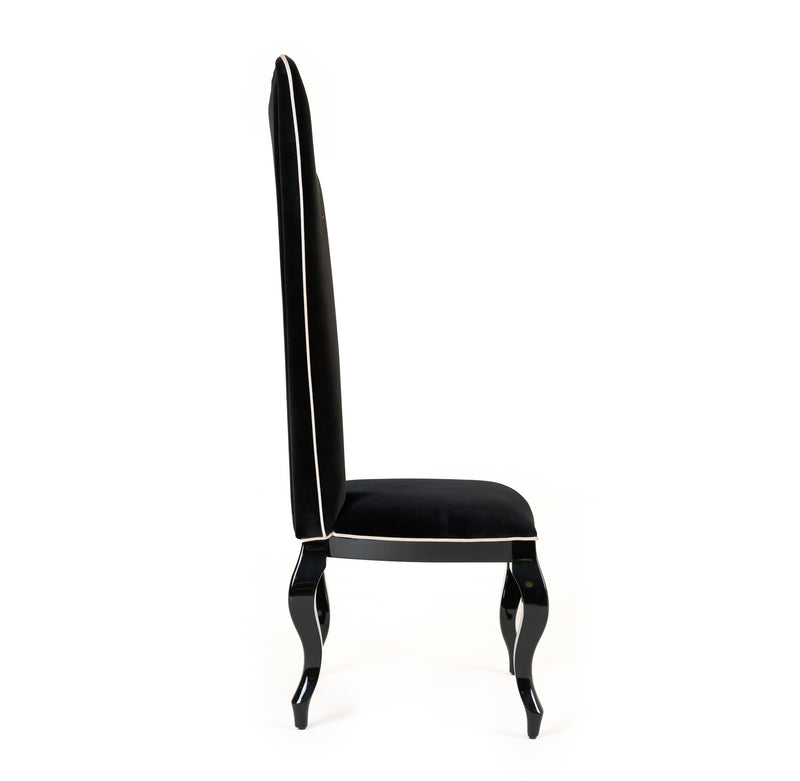 Sovereign - Transitional Black Fabric Chair (Set of 2) — view 4