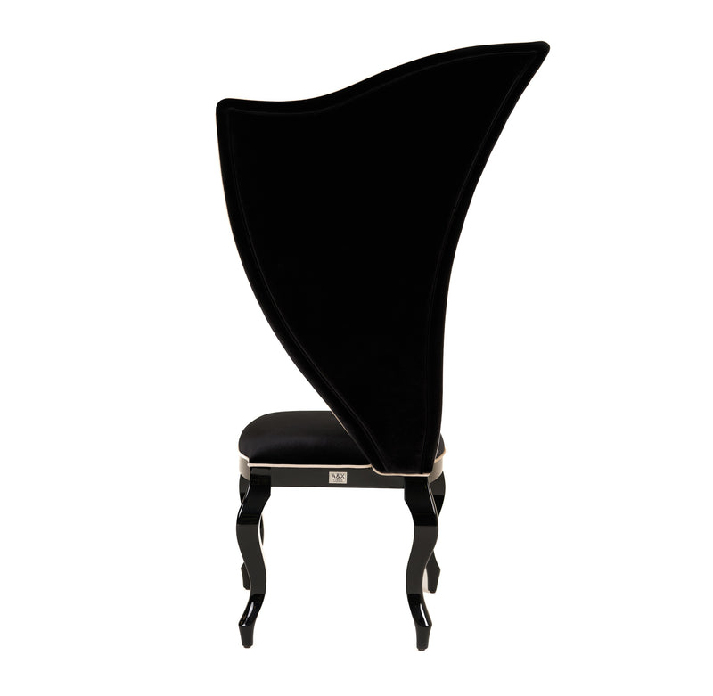 Sovereign - Transitional Black Fabric Chair (Set of 2) — view 5