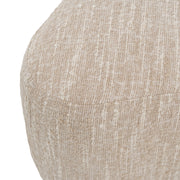 Spiro - Modern Beige Fabric Ottoman — view 5
